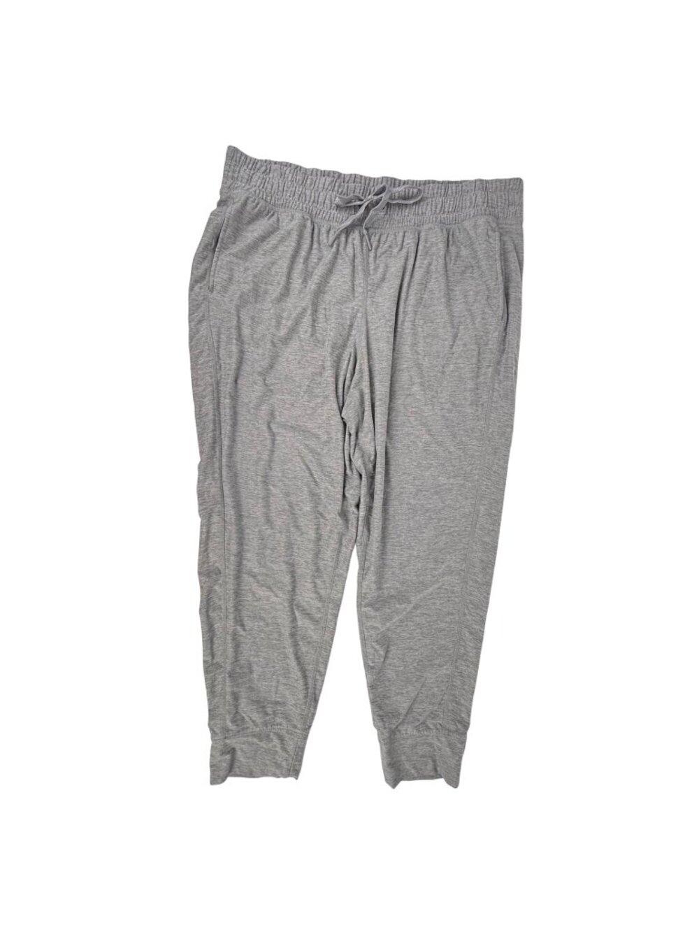 FLX Wander Women's Side Panel Joggers Sweatpants Mid-Rise Gray Size XL